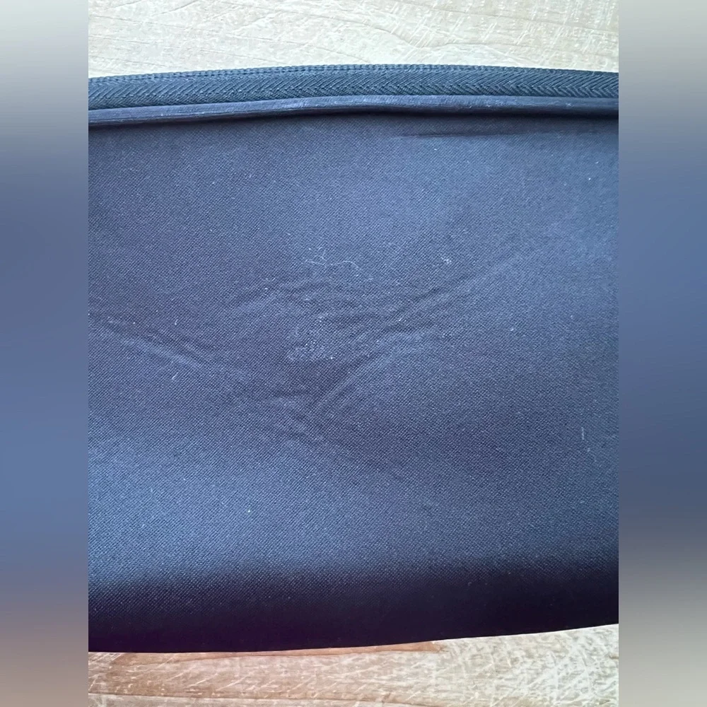 Skims Neoprene Embossed Pouch Clutch in Black New